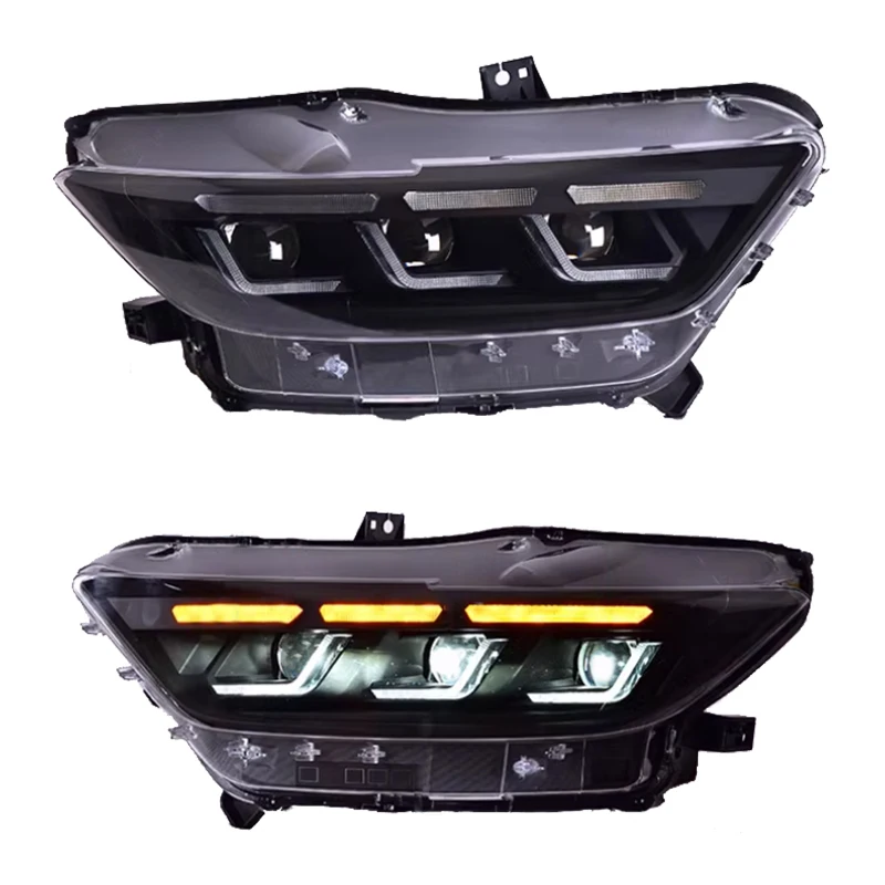 

High Quality Led Head Lamp Assembly for Ford Mustang 2015 2016 2017 Plug and Play Head Light Upgrade Front Light Headlights DRL