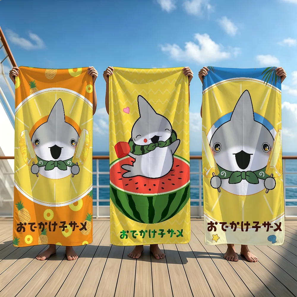 O-OdekakeS Cartoon K-KozameS Towel Beach Oversized Soft Ultra Absorbent Quick Drying Large Pool Travel Camping Bathroom