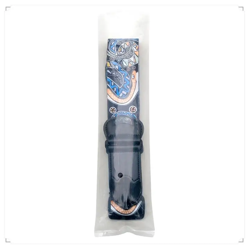 

1Set Electric Acoustic Guitar Bass Color Printing Polyester Strap Can Put Picks New Musical Instrument Strap