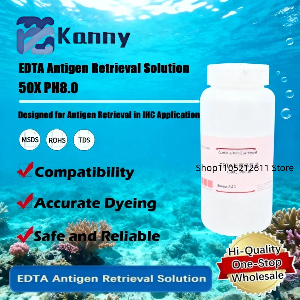 EDTA Anysteem Retrieval Solution 50X для иммунохоохимии и лабораторных исследований. Оригинальный продукт. EDTA Anysteem Retrieval Solution 50X для иммунохоохимии и лабораторных исследований. Оригинальный продукт.