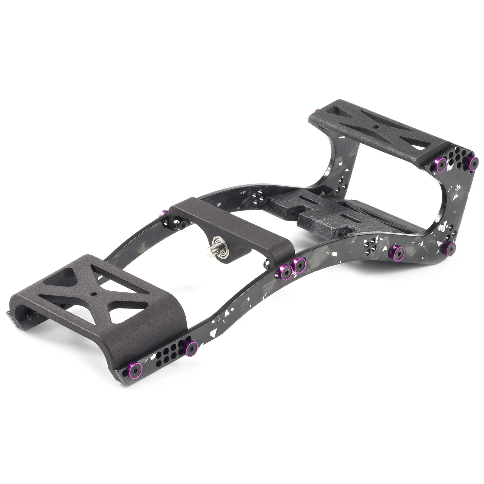 Carbonfaser-Glatt-Criminal-LCG-Chassis-Kit und Link-Kit für 1/10 RC Rock Crawler Capra Offset Aluminium-Portalachsen-Komplett-Rigs – Detail 6