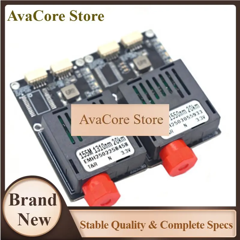 AvaCoreTTL Over Fiber Converter 20KM FC Fiber Optic Connector 2 Analog Video 2 UART SBUS Optical Transceiver For Drone-【A74Z Miu
