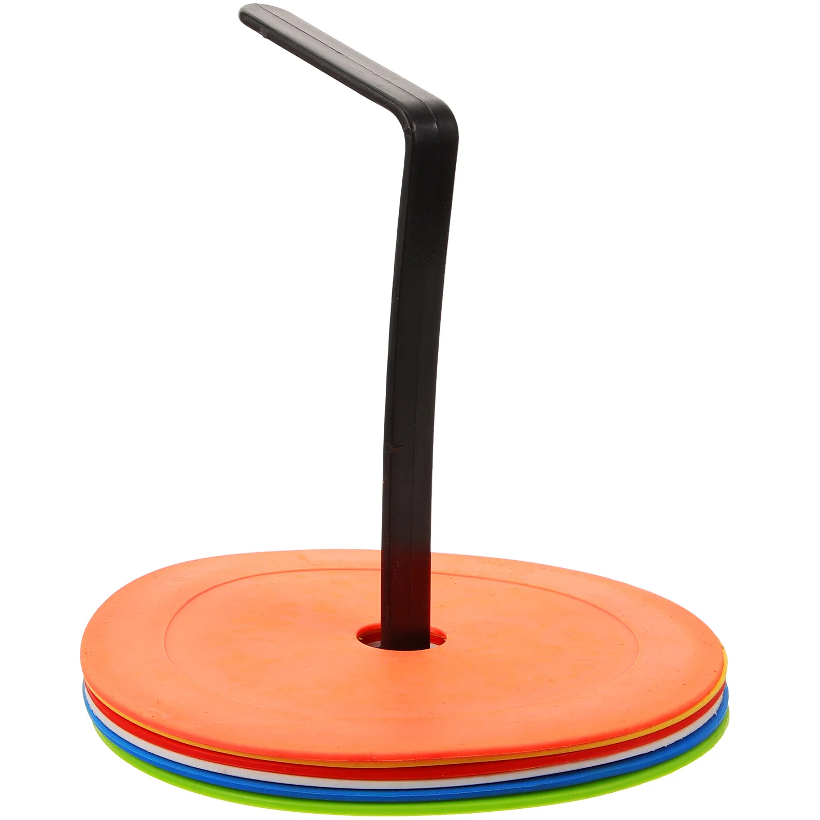 

1 Set Training Marker Discs Bright Round Design Soccer Football Basketball Practice Pe Plastic Sign Dishes Sport Ground Markers