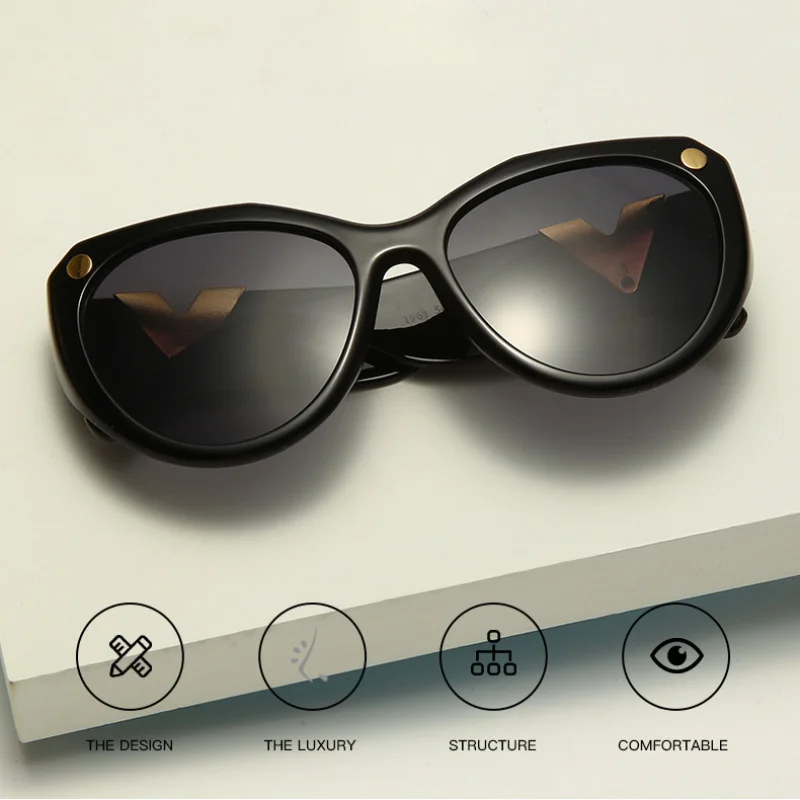 ファッションメガネ、ビッグフレームヒョウ柄 - 男性、女性、スポーツ、パーティー、休暇、旅行、運転、釣り用品、写真小道具