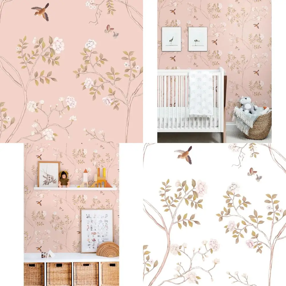 

Самоклеящиеся обои с цветочным узором, съемные, для домашнего декора, 15.3x78.7