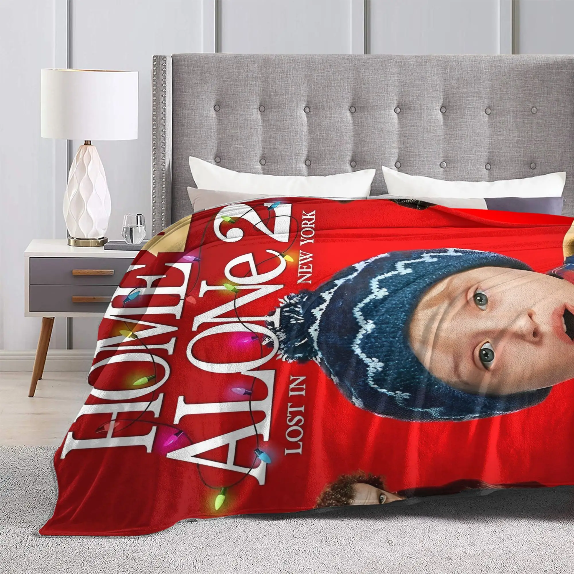 أعظم أفلام عيد الميلاد في كل الأوقات بطانية المنزل وحده الصوف مضحك الدافئة رمي بطانية للديكور المنزل