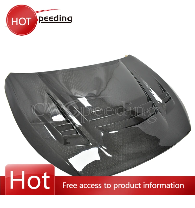 

CWS-J STYLE HONEYCOMB CARBON FIBER ENGINE HOOD BONNET for INFINITI Q50