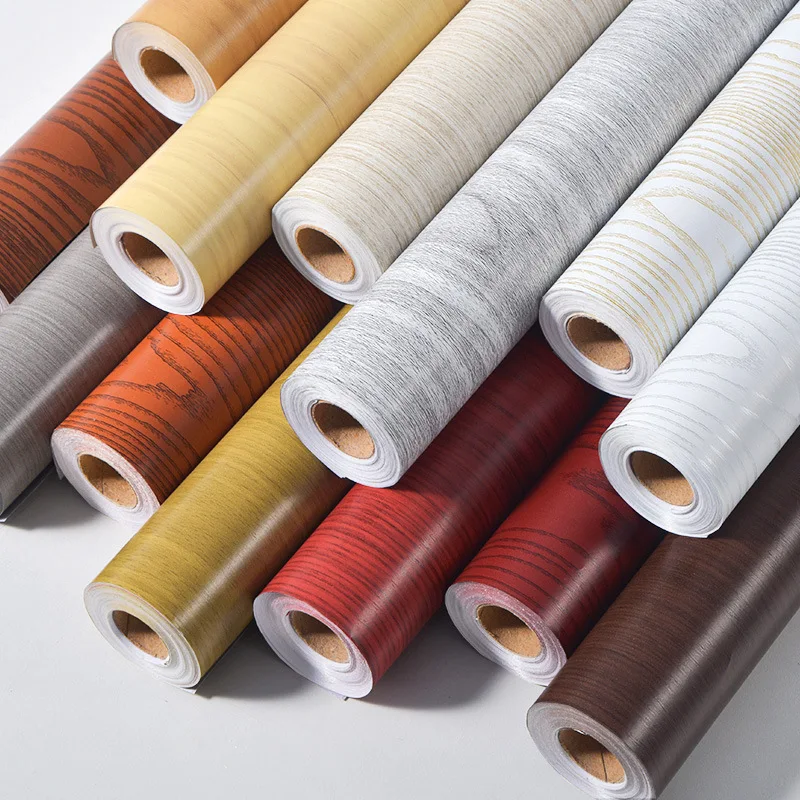 

Adhesive Paper for Furniture PVC Wood Grain Wallpaper Vinyl Wall Stickers Home Decoration Living Room Kitchen Decor Bedroom Deco