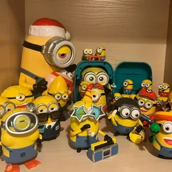 Miniso Despicables Me 4 Anime Figures Minion Action Figure Doll Kawaii Tom Ron Gus Pvc Ornament Birthday Gift For Kids Toys