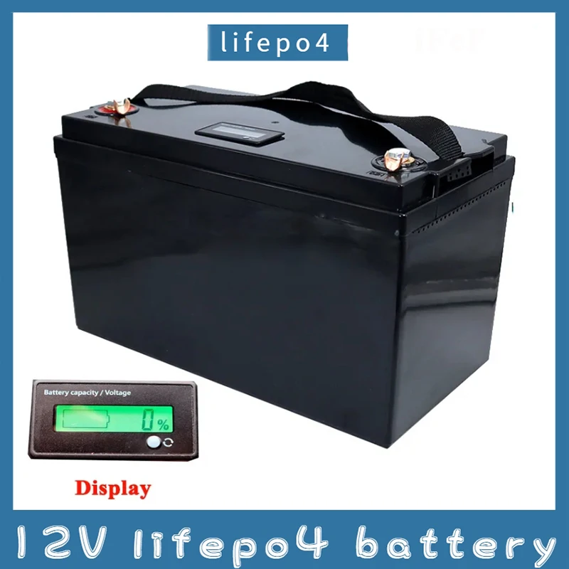 

12V 150Ah 160Ah 180Ah LiFePO4 Battery Lithium Iron Phosphate for boat inverter Car lighter Batteries bms Charger duty-free