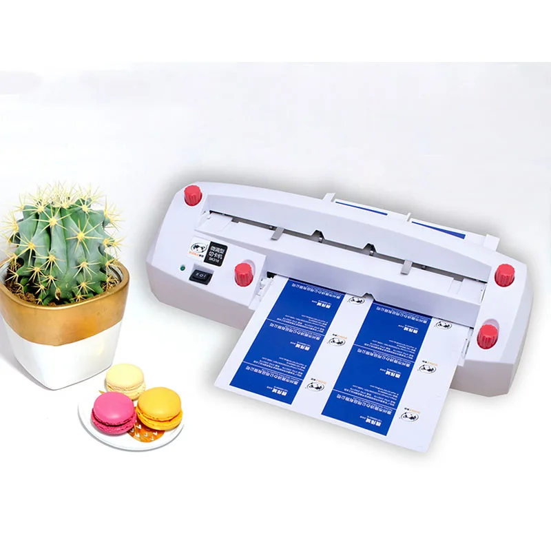 SK316 A4 Size Electric Business Card Cutter Heavy‑Duty Fine‑Tuning 90*54mm For Card Cutting Processing Equipment