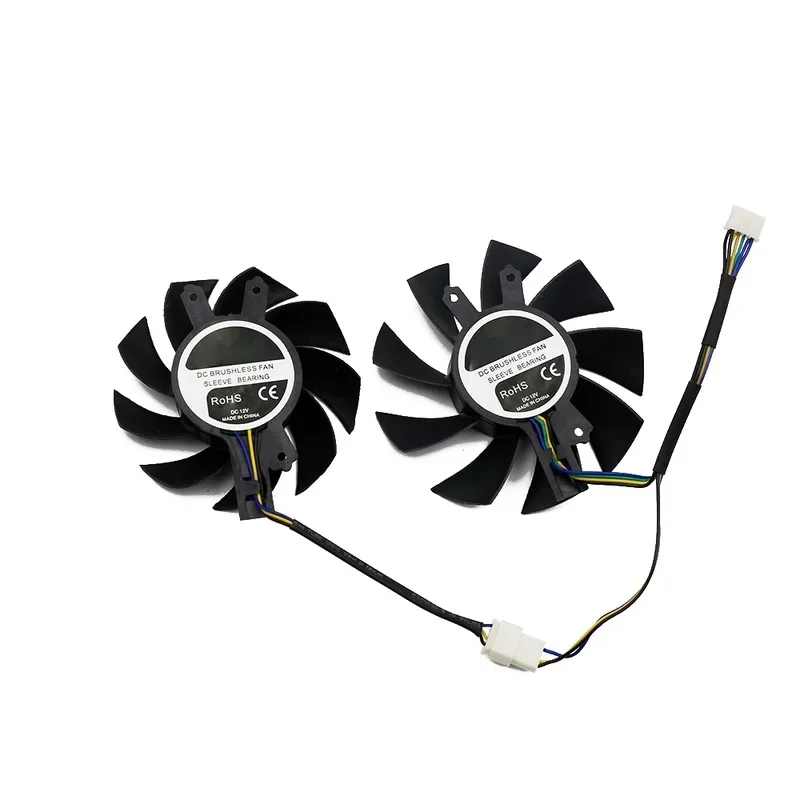 GA72S2U GA82S2H 4Pin 12V 0.32A GPU Cooling Fan For ZOTAC GTX1660 Super 1660Ti Twin ZT‑T16620F‑10L Video Card