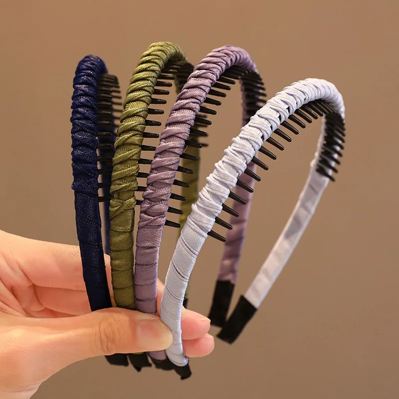 2026 Neues Kinder-Haarband: Einfaches, Niedliches Breites Stirnband, Einfarbiger Acryl-Haarschmuck für Babymädchen und Kinder – Detail 3