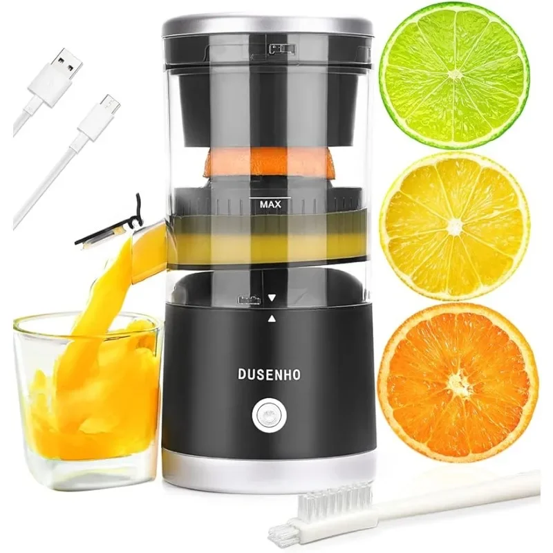 

DUTRIEUX Citrus Juicer Machines Rechargeable - Portable with USB and Cleaning Brush for Orange, Lemon, Grapefruit juice maker