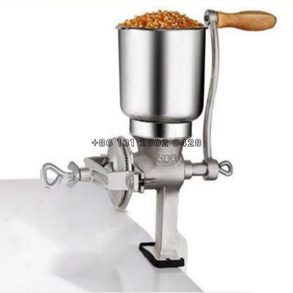 Manual hand home large walnut peanut corn flour mill tinned iron mill grain grinder herbs grinding machine spice grinder