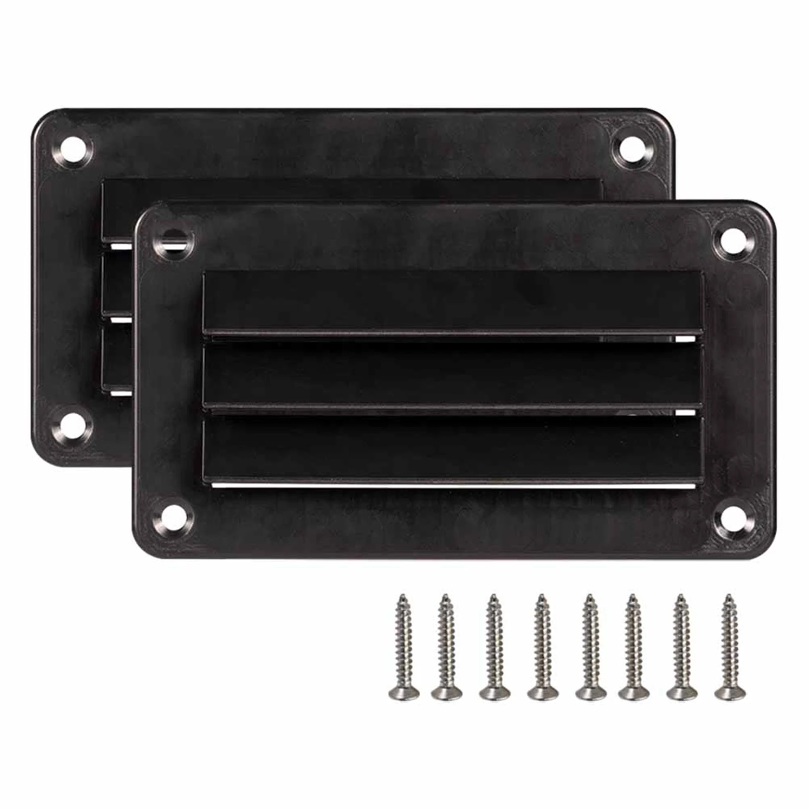 Air Vent Louver RV Boat Bathroom Office Ventilation Outlet Grille Plastic Louver Yacht Modification Accessories