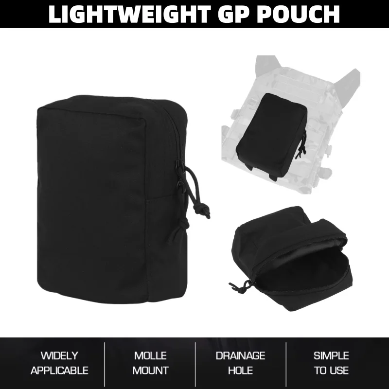 

Lightweight GP Pouch | MOLLE Compatible Utility Bag | For Hunting Wilderness Adventure Accessories