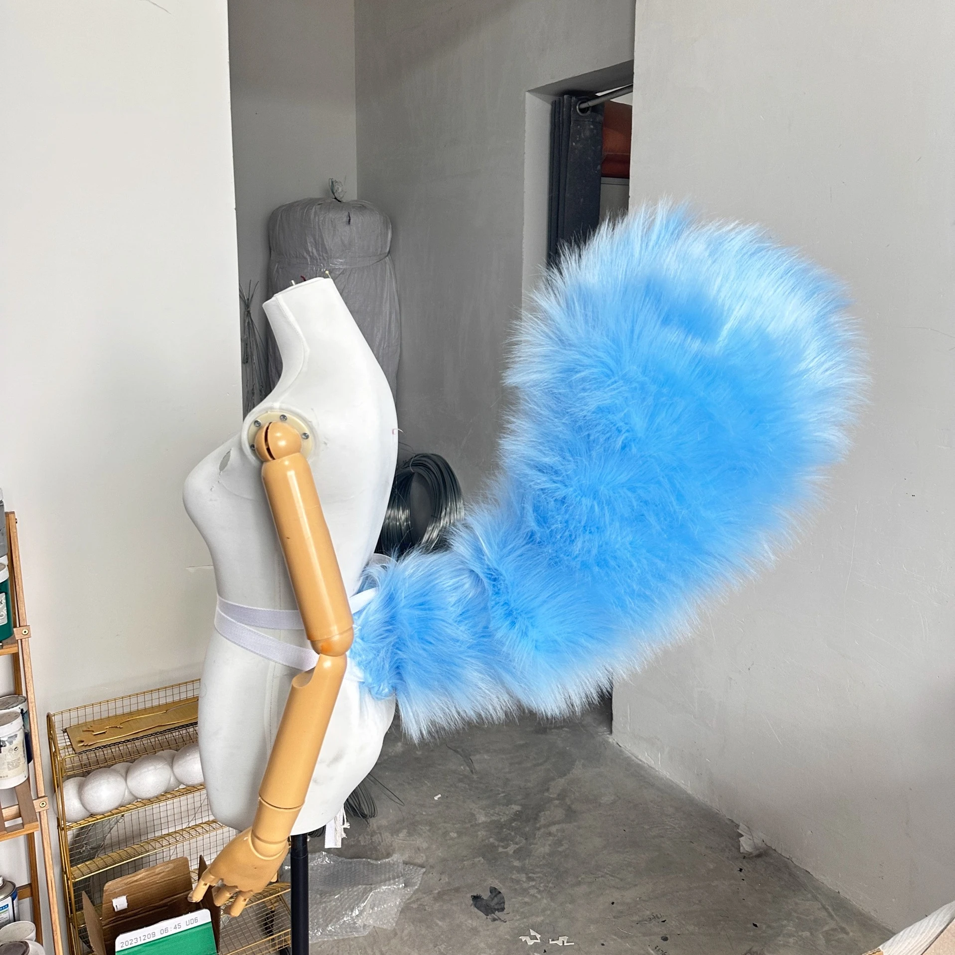 

Новый ручной работы на заказ, маленькая летающая белка, реквизит для ролевых игр, аксессуары, хвост для косплея, длина 70 см, Kawaii