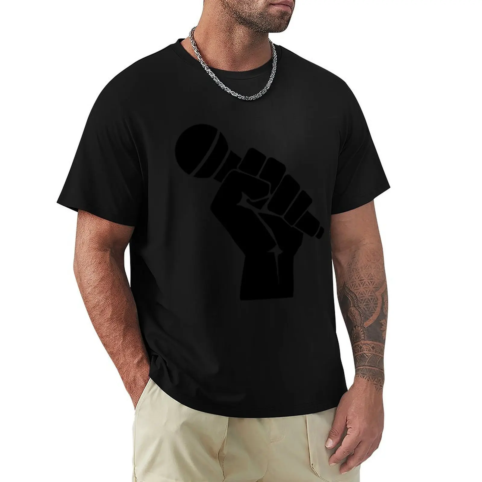 Men Women Raise Micro_s Gifts T-Shirt Holiday Party T-Shirt for Men