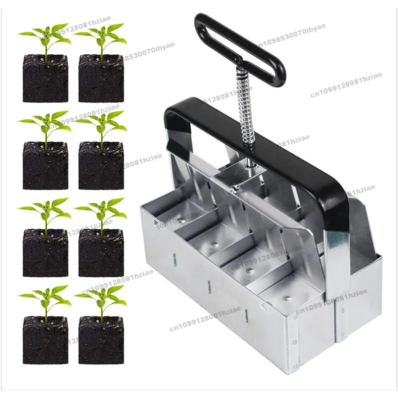 FOR  Manual Double Row 1 Out 8 Soil Blocker Garden Tool Garden Tool