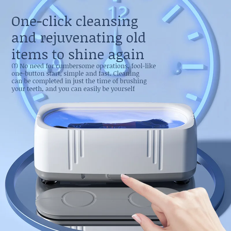 آلة تنظيف منزلية صغيرة ، صندوق تنظيف ، آلة تنظيف البقع الزيتية ، آلة تنظيف النظارات ، المجوهرات والألعاب