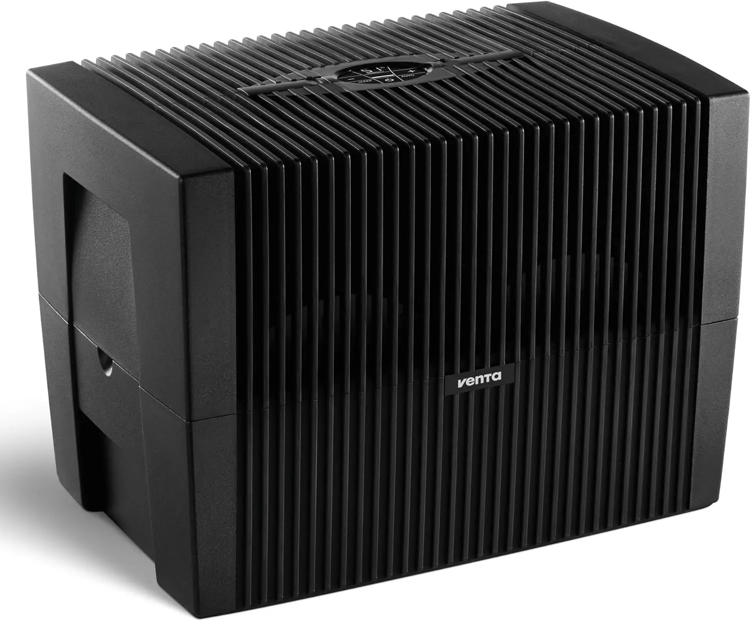 Venta LW45 Comfort Plus Humidifier in Black - Filter-Free Evaporative Humidifier for Spaces up to 645 ft²