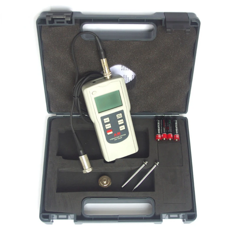 Portable Vibration Tester AV-160A AV-160T Testing Machine Displacement Velocity Acceleration for Moving Mechanical Detect