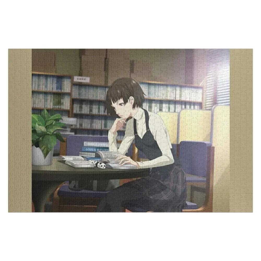 

Головоломка библиотека Persona 5 Makoto Niijima, искусственная деревянная фотография, персонализированный подарок на заказ, головоломка для детских объектов