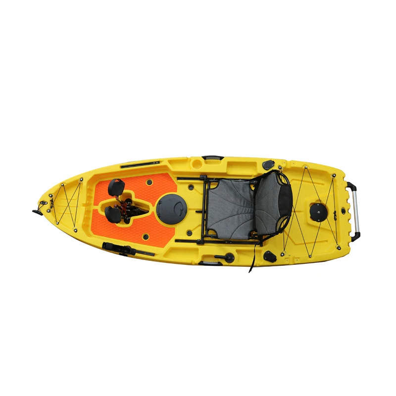 Vicking Nuovo design 8,2 piedi seduti sulla parte superiore del kayak da pesca con sistema timone in vendita