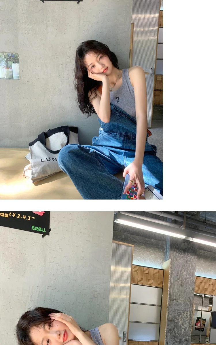 

Casual Summer Woman Jumpsuits Midwaist Petite Seaside Lightweight Fuzzy Slims Smooths Silhouette Sweat Girly Letters