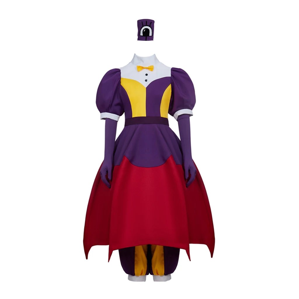 

Edalyn Clawthorne Cosplay Witch Funny Dress Clown Stage Performance Suit Halloween Carnival Party Suit