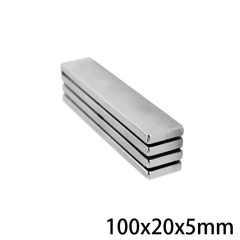 100x20x5 ストリップブロック長方形磁石 100x20x5mm 家庭用冷蔵庫、オフィス用 DIY100*20*5 ミリメートル