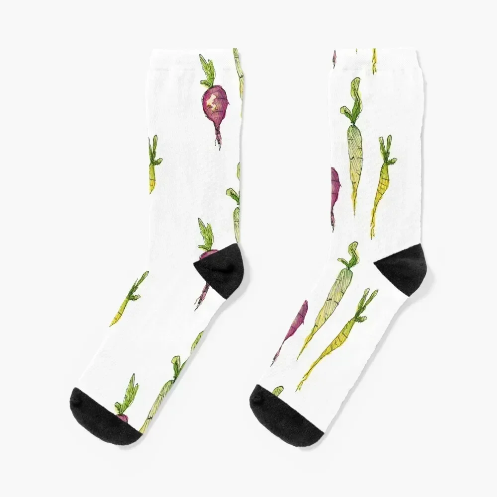 Veggie lover Socks luxe colored Rugby valentine gift ideas Mens Socks Women's