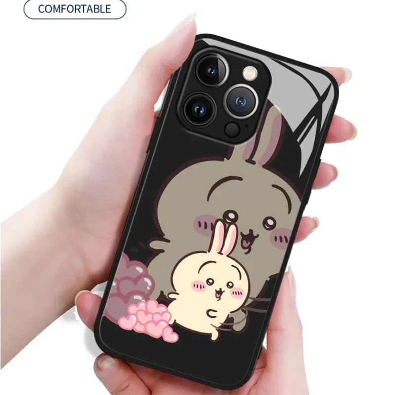 Usagi Love Is Applicable To Huawei IPhone Xiaomi Mobile Phone Case Xiaoba Chiikawa Lovers Cute Anime Cartoon Surrounding