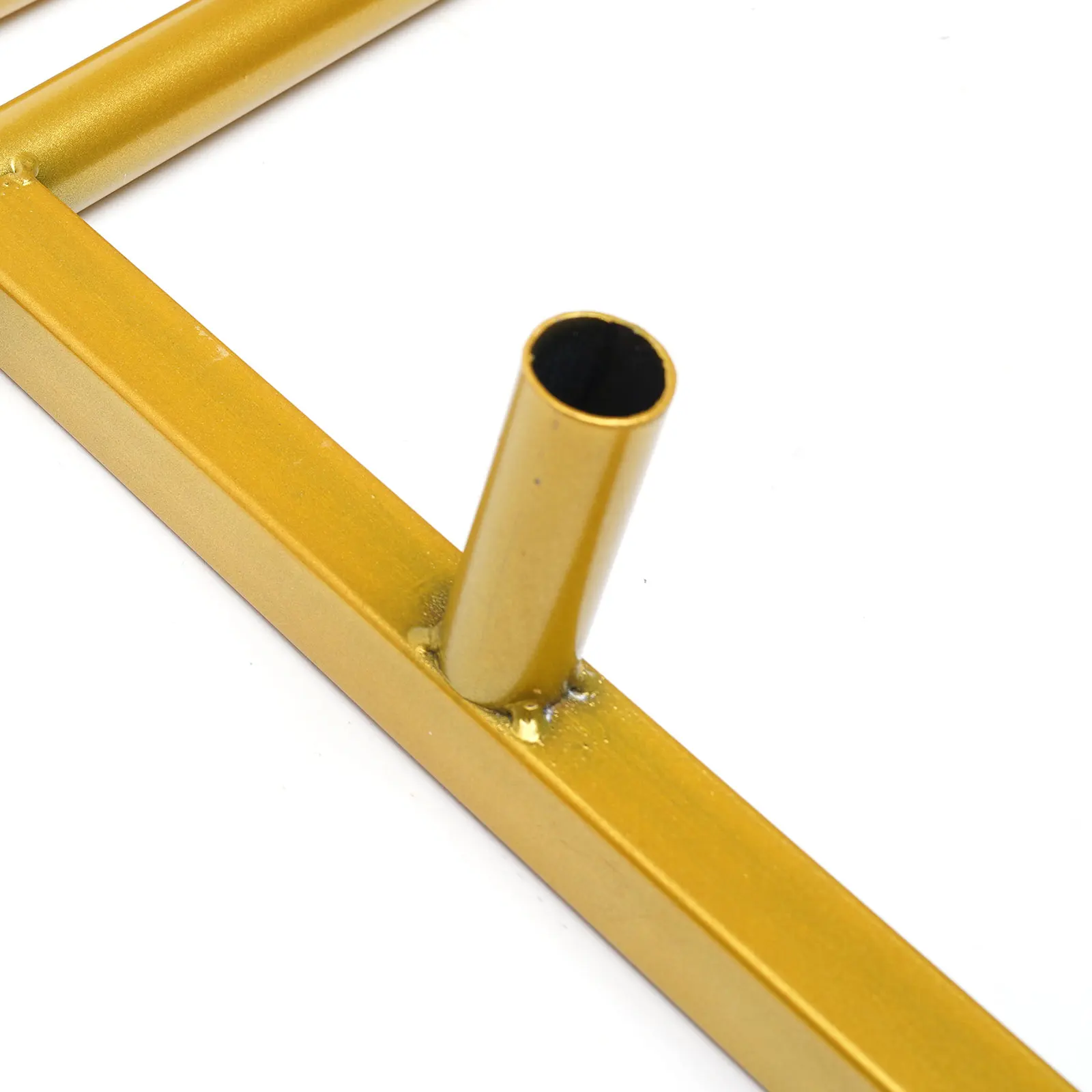 Elegant Gold Iron Wedding Arch Rack, 78.74*82.87 Inch, Sturdy Construction, Perfect for Wedding Decorations, Birthday and Event