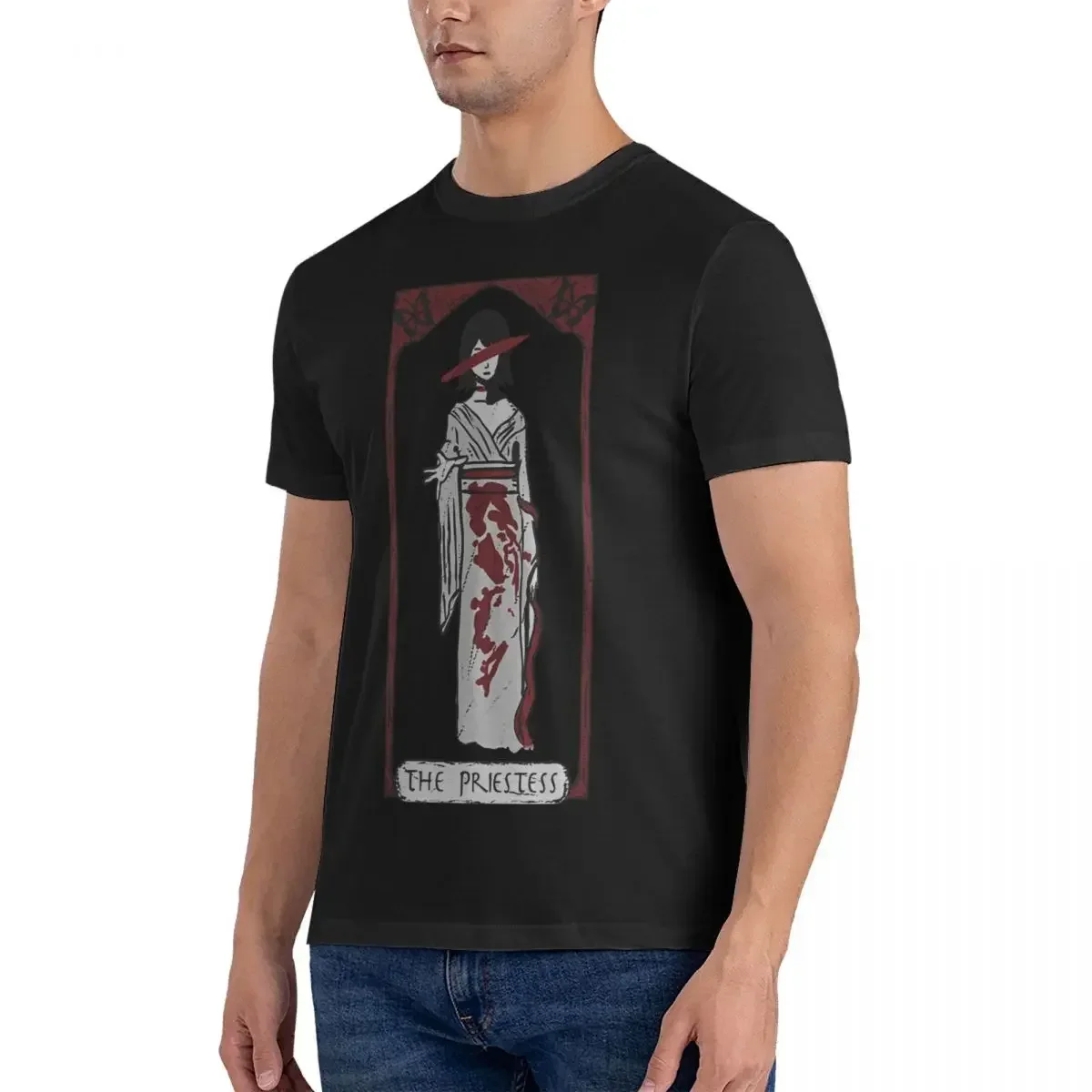 Men The Priestess T Shirt Fatal Frame Cotton Clothes Novelty Short Sleeve O Neck Tee Shirt Gift Idea T-Shirt