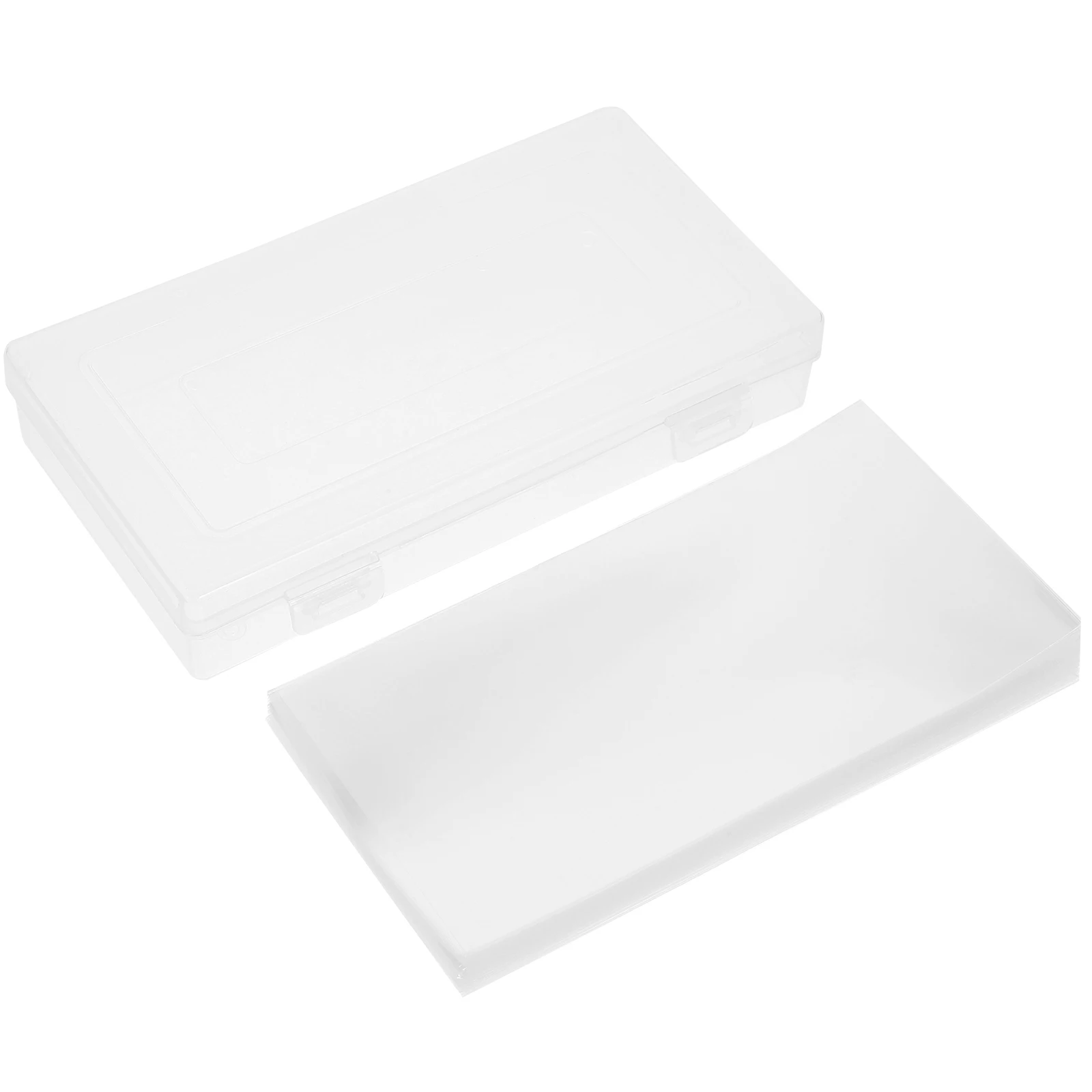 1 set Practical Currency Pocket Holder Large Space Banknotes Stamps Medallions Badges Collection Anti-Wear Material Clear Design