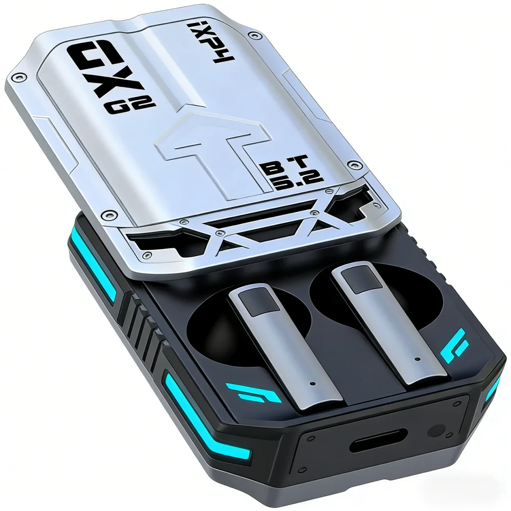 

Hichomeow TWS-810 True Wireless Bluetooth 5.3 Earbuds with Active Noise Reduction Long Battery Life RGB Lighting Effects