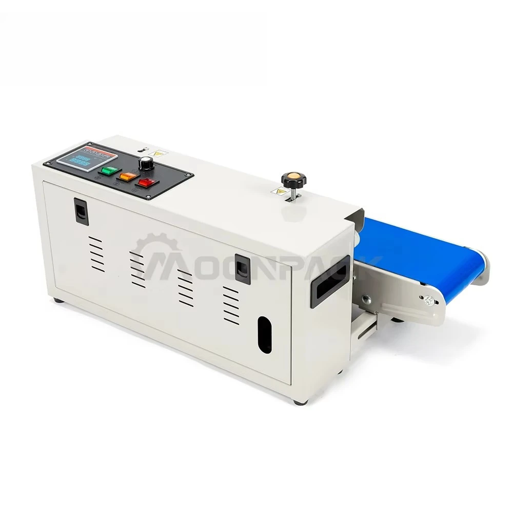 Moonpack FR900 Automatic Food Heat Continuous Bag Sealer for Plastic and Foil Bags Automatic Sealing Machine