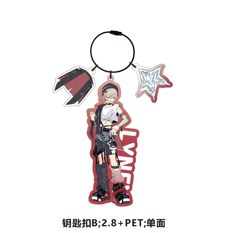 yuan shen Y2K Game Keychain Women Ayaka Kamisato Ayato  Acrylic Key Chain Man Lyney Lynette  Key Ring Bag Pendant Ornament