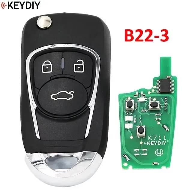 3PCS Keydiy KD B22 B22-3 B22-4 Universal Remote Key 3 / 4 Buttons Smart Remote Key for KD900 KD-x2 KD Mini Car Remote Key