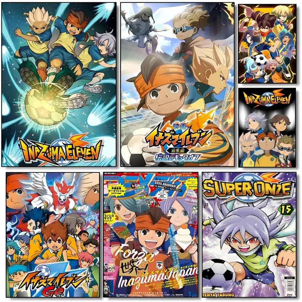 Anime Inazuma Eleven Poster HD Wall Art Aesthetic Home Decor for Living Room Bedroom Café Office Stylish Gift