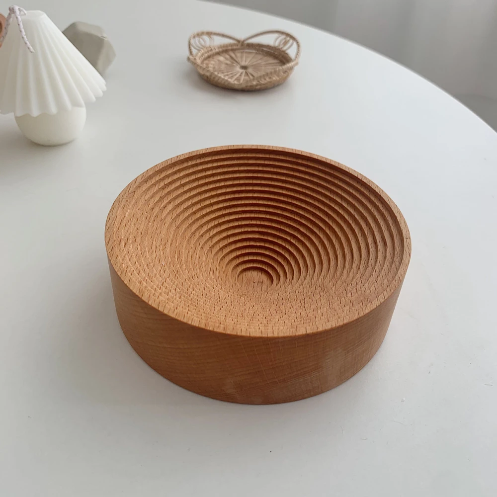 

Round Tray Silicone Mold Geometric Wave Boho Square Coaster Mould Concrete Resin Tray Molds For Curved Surface Art Decoration
