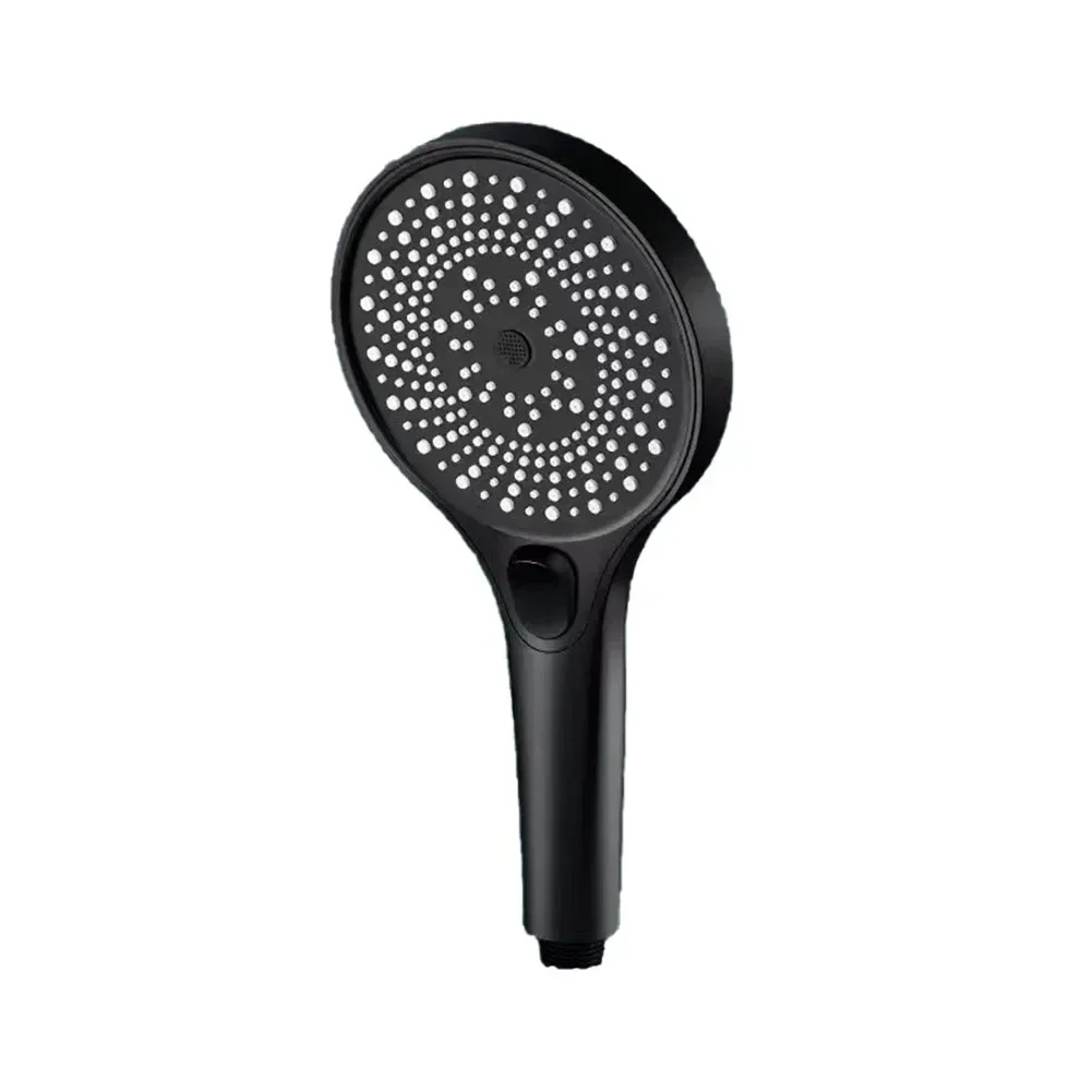 Cabeça grosseira do chuveiro do impulsionador do furo, grande saída da água, três acelera a saída da água, silicone fino, tomada, ajuste livre