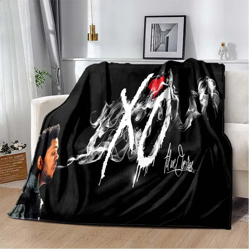 The Weeknd Plush Flannel Blanket Manta for The Singer The Weeknd Soft Throw Blanket for Sofa Cover Bedspread Office