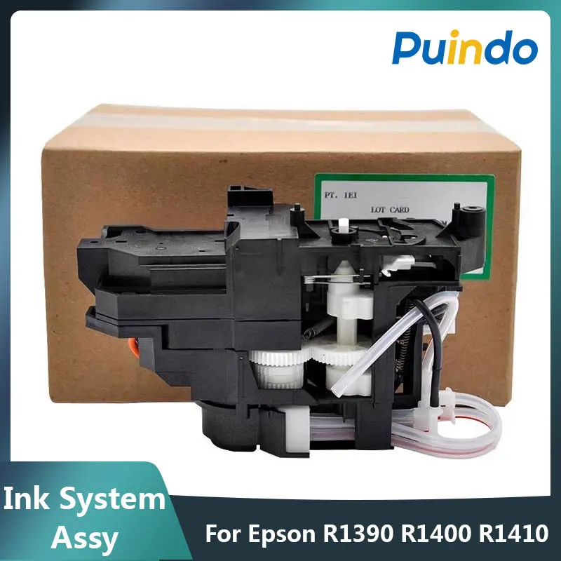 1454345 1555374-04 1628035-03 Original Ink System Assy For Epson R1390 R1400 R1410 R1420 R1430 L1800 L1500 Cleaning Unit Assy