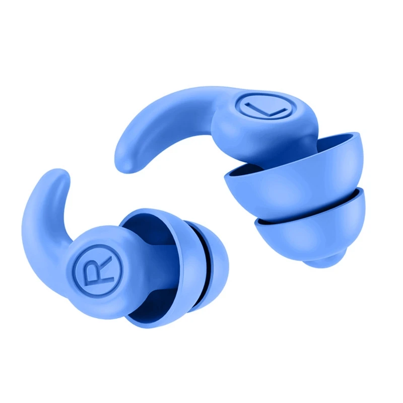 Noise Reduction Silicone Earplugs Anti-noise Hear Protect Ear Plugs Isolate the Noise for Sleep at Ease Working Ear Plug