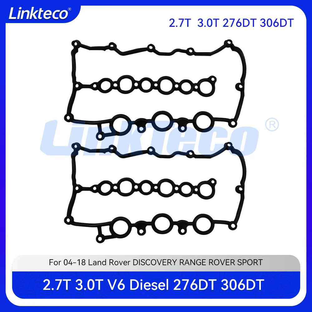 Engine Valve Cover Gasket Set Fit 2.7 3.0 T L 276DT 306DT For 04-23 Jaguar XF Land Rover DISCOVERY RANGE ROVER SPORT 2.7T 3.0T