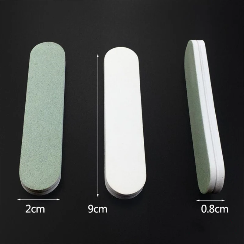 10pcs 9x2x0.8cm Silver Gold Jewelry Polishing Bar Cleaning Tools Silver Nail Care Polish Wipe Bub Cleaner Art Sanding Manicure