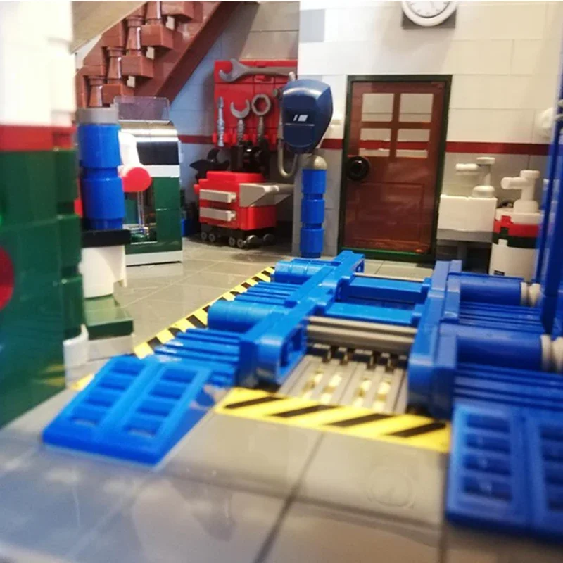 

4532 шт. Джо (угольная) модель гаражной архитектуры Moc, коллекционное издание, строительные блоки | Обучающие и демонстрирующие игрушки в подарок